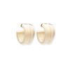 Personalized C-Type Resin S925 Silver Needle Stud Earrings, Advanced Sense Of Tide, Exquisite And Simple Temperament, Versatile Earrings