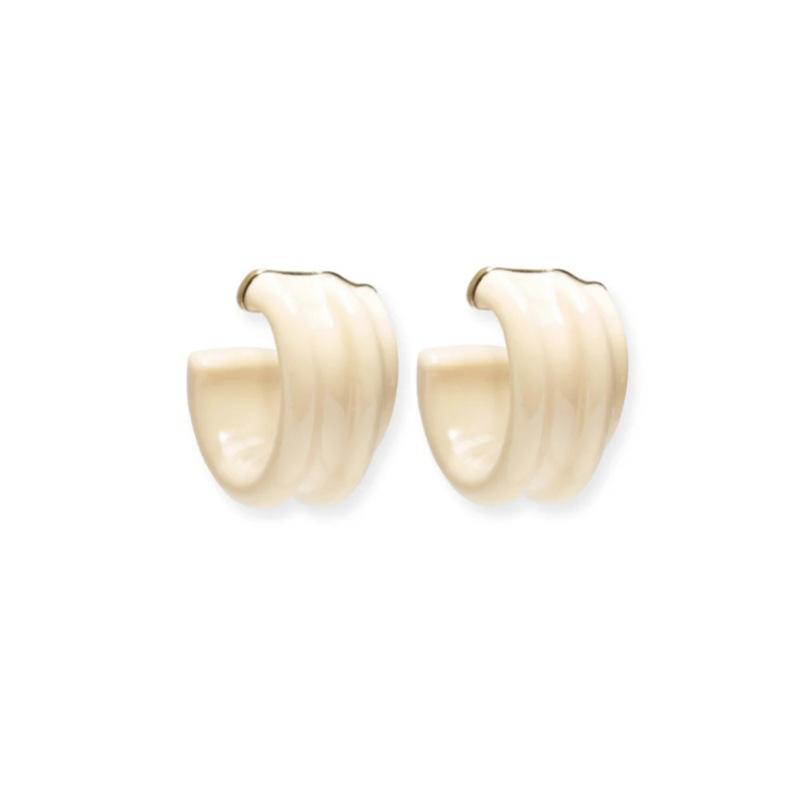 Personalized C-Type Resin S925 Silver Needle Stud Earrings, Advanced Sense Of Tide, Exquisite And Simple Temperament, Versatile Earrings