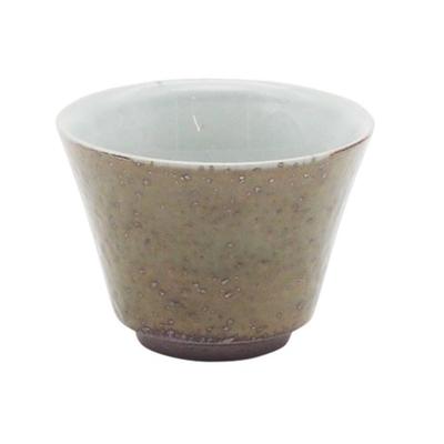 Maruyoshi Pottery Teacup Vidro Tataki M1163 High-footed (Yunomi)