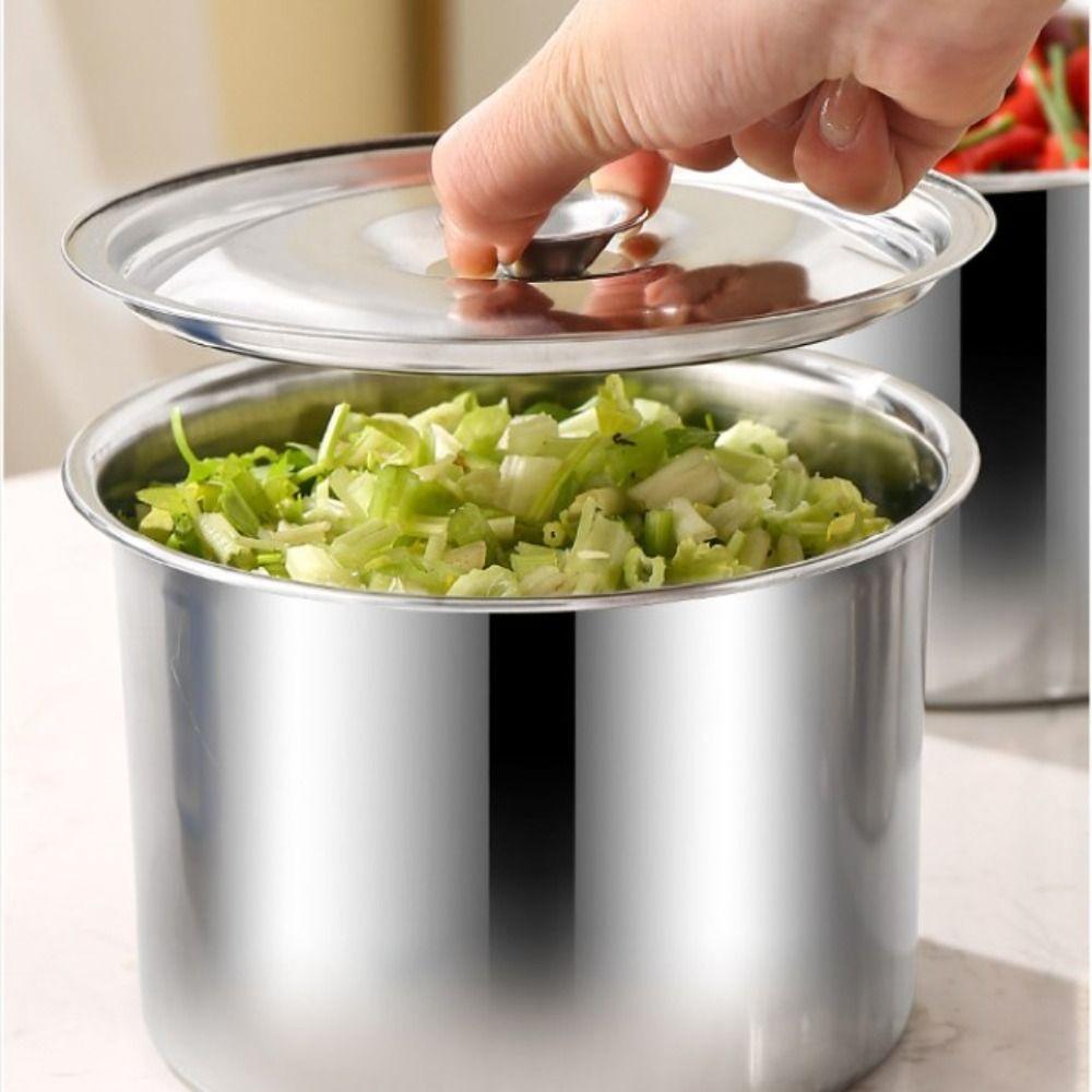 Portable Stainless Steel Flavor Cup 201 Stainless Steel Stainless Steel Box Seasoning Pot