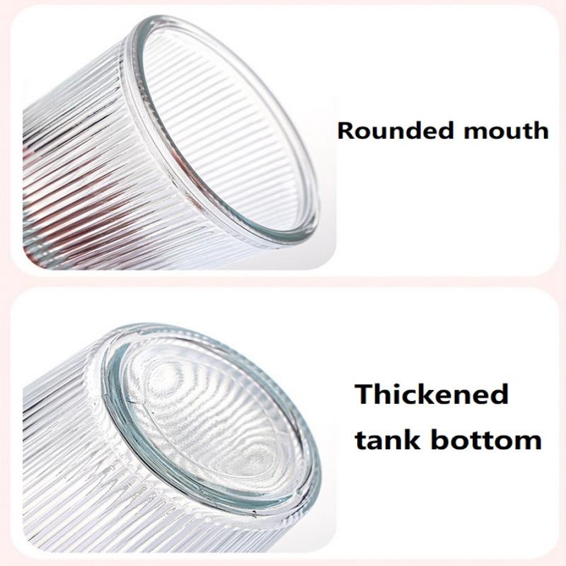 1/4Pcs 200Ml Glass Storage Jars Transparent Thicken Glass Storage Containers Multifunction Fresh-Keeping Mini Clear Jars Kitchen