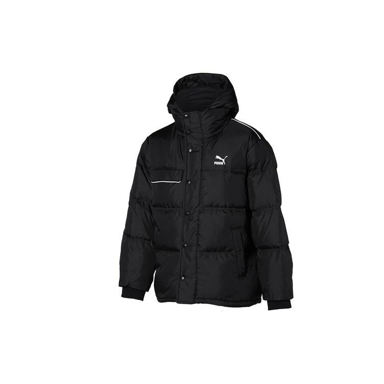 PUMA Street Style Logo Down Jacket Black Men s 929836-01 M