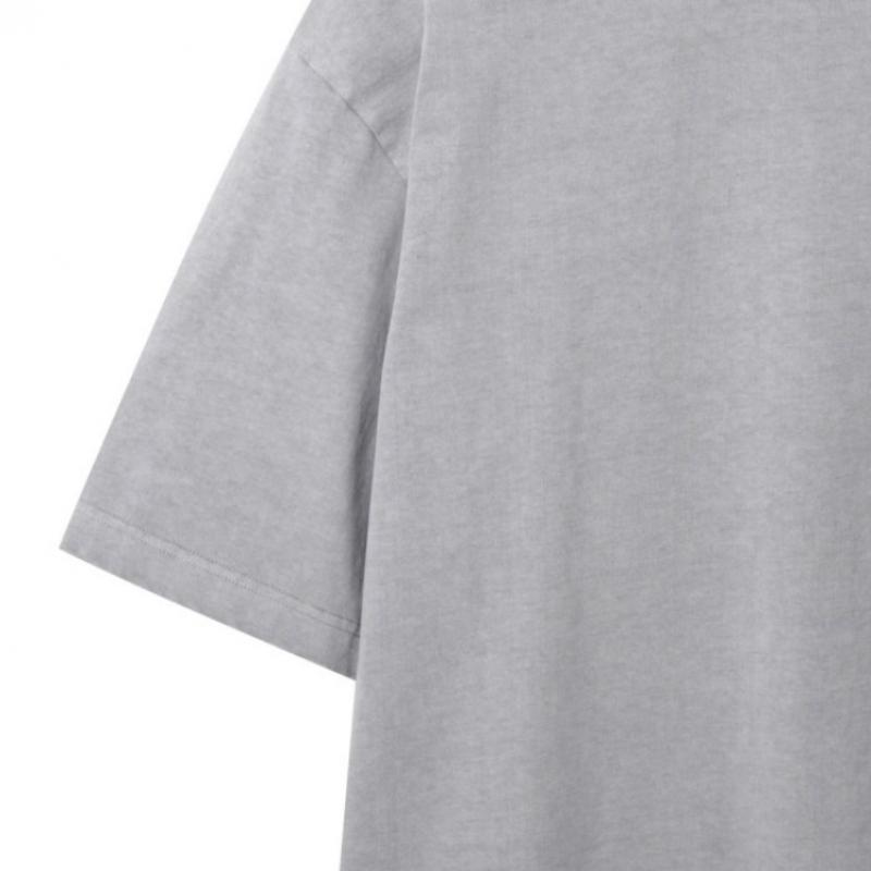 CusTomellow LighT Gray Oversized T shirT cqTam25421gyl