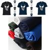 Cotton Blend Comic Movie Venom Print T-shirt For Men And Women**