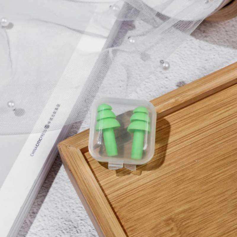 

Мягкие силиконовые беруши, водонепроницаемые беруши для плавания, шумоподавление, беруши для сна, защита слуха 2pairs зелёный