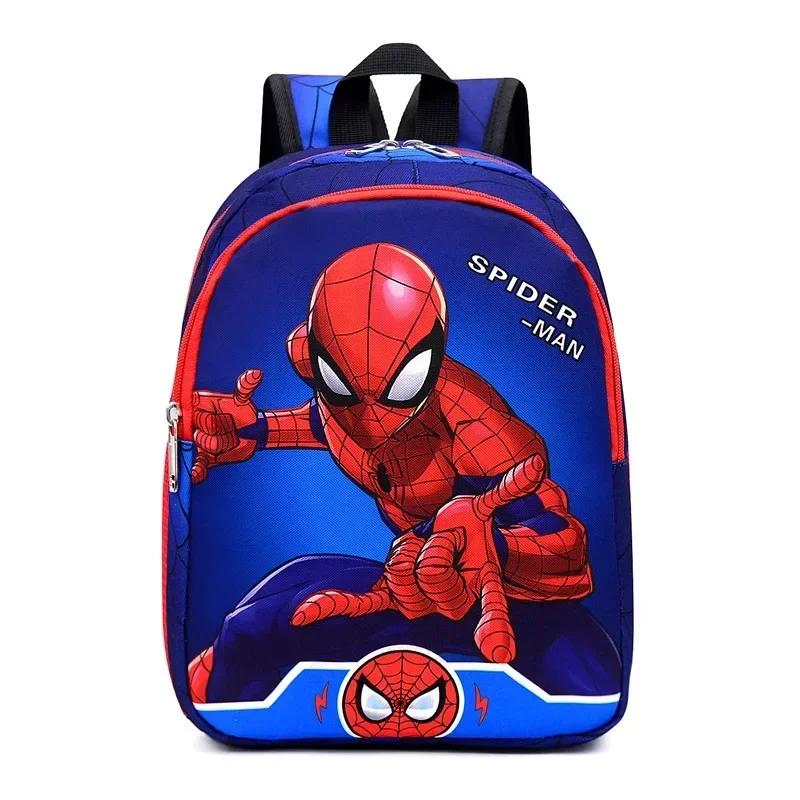 Marvel Bags Spider Man Iron Man Backpack Children Cartoon Captain America Kindergarten School Bag For Boys Schoolbag Gift