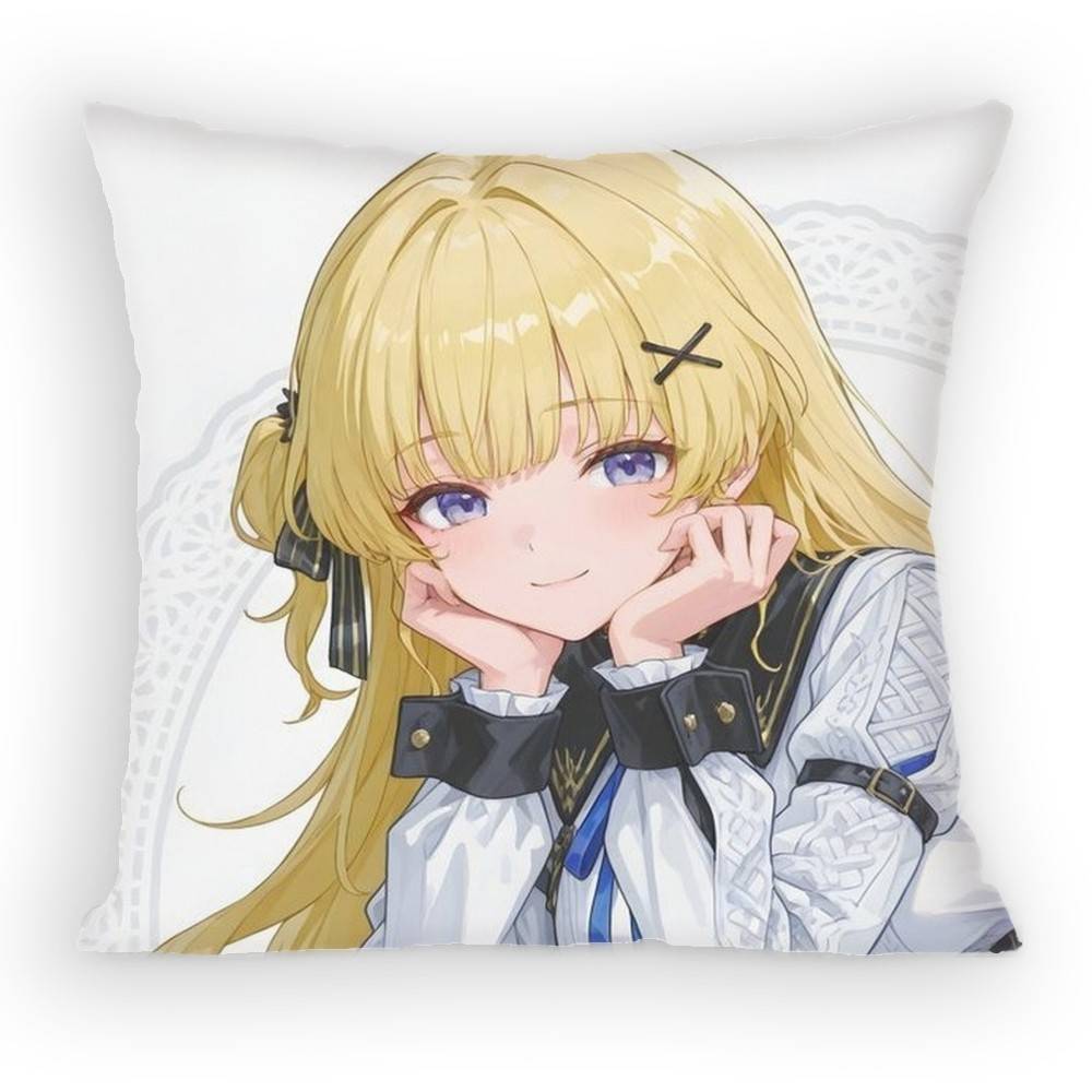 Open world Game Wuthering Waves Phoebe Pillow Case Anti-dustmite Pillowcase Invisible zipper silkySofa cushion cover for bedroom