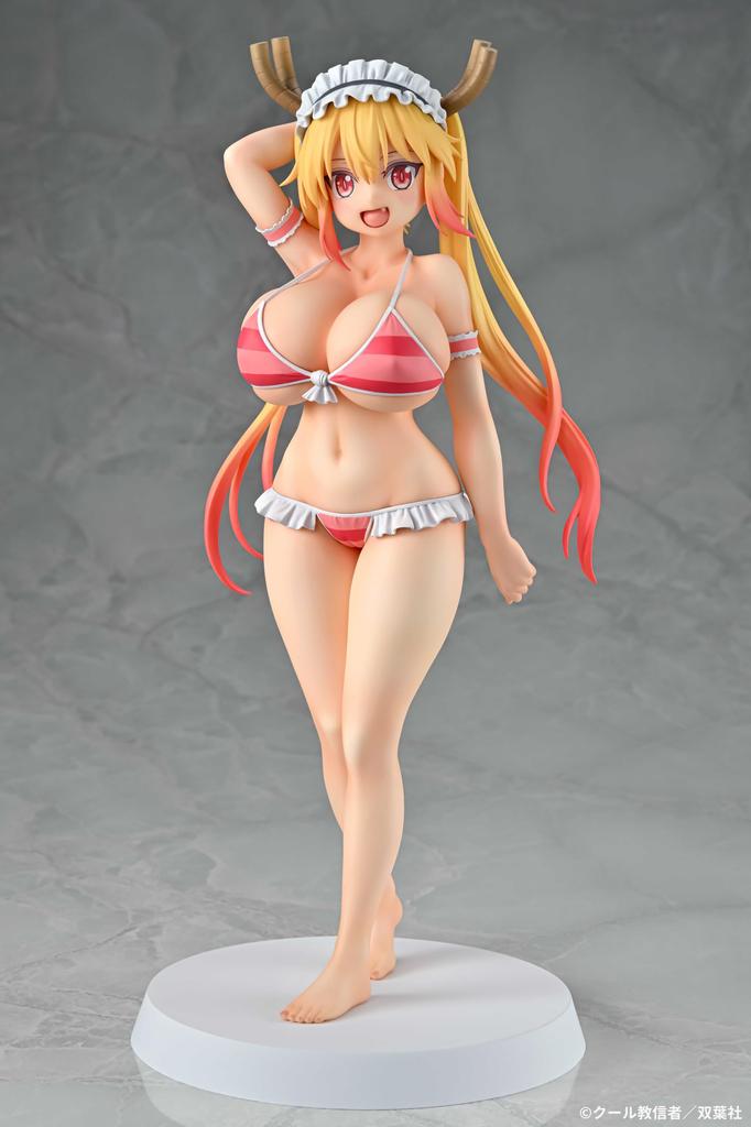 Miss Dragon Maid Tohru Bikini Style Scale PVC Complete Figure Q-six Kobayashi's 1/7 Pre-painted