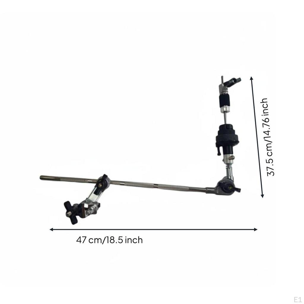 Auxiliary Hi-Hat Stand Extended Reach Drum Hardware Versatile Mounting