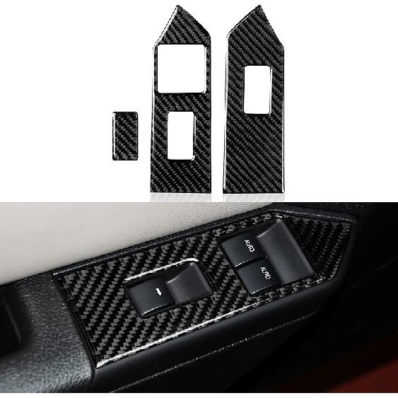 Car Carbon Fiber Decorative Cover Suitable for Ford Mustang 2009 2010 2011 2012 2013 2014 Accessories Door Baffle Sticker