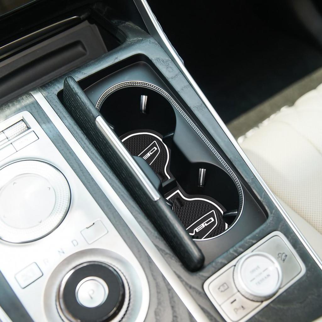 Anti-Slip Gate Slot Cup Mat for Genesis GV80 2025 2025 Interior Accessories Non-Slip Door Groove Pad Coaster