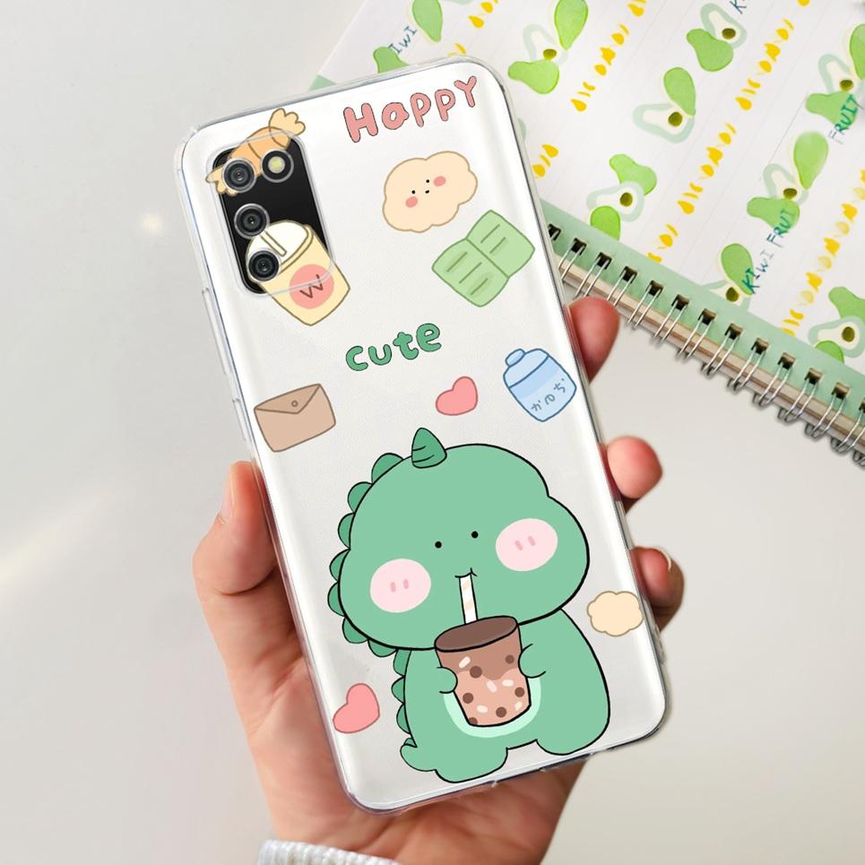 Cute Cartoon Case For Samsung Galaxy A02S Case Silicone Soft TPU Back Cover For Samsung M02 M02S A02 A02S A 02s Etui Phone Cases