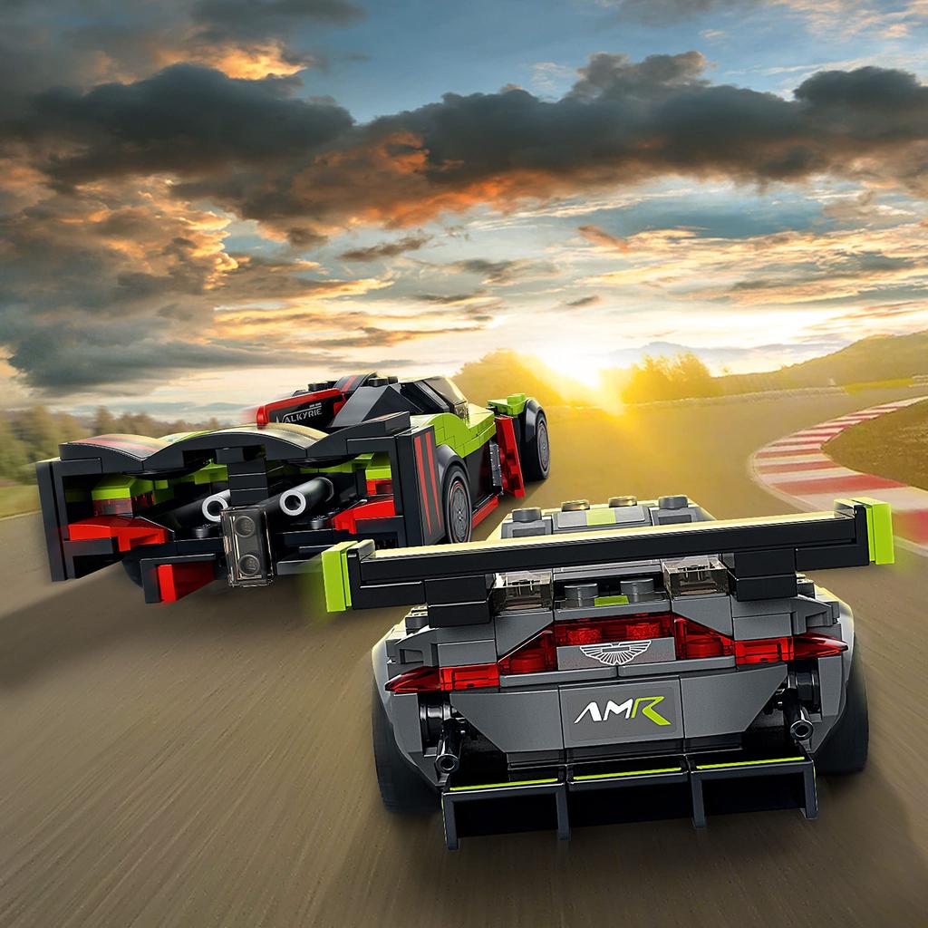 LEGO Speed Champion Aston Martin Valkyrie AMR Pro Aston Martin Vantage GT3 76910 Dárková stavebnice Auto Auto Chlapci 9 let a více &