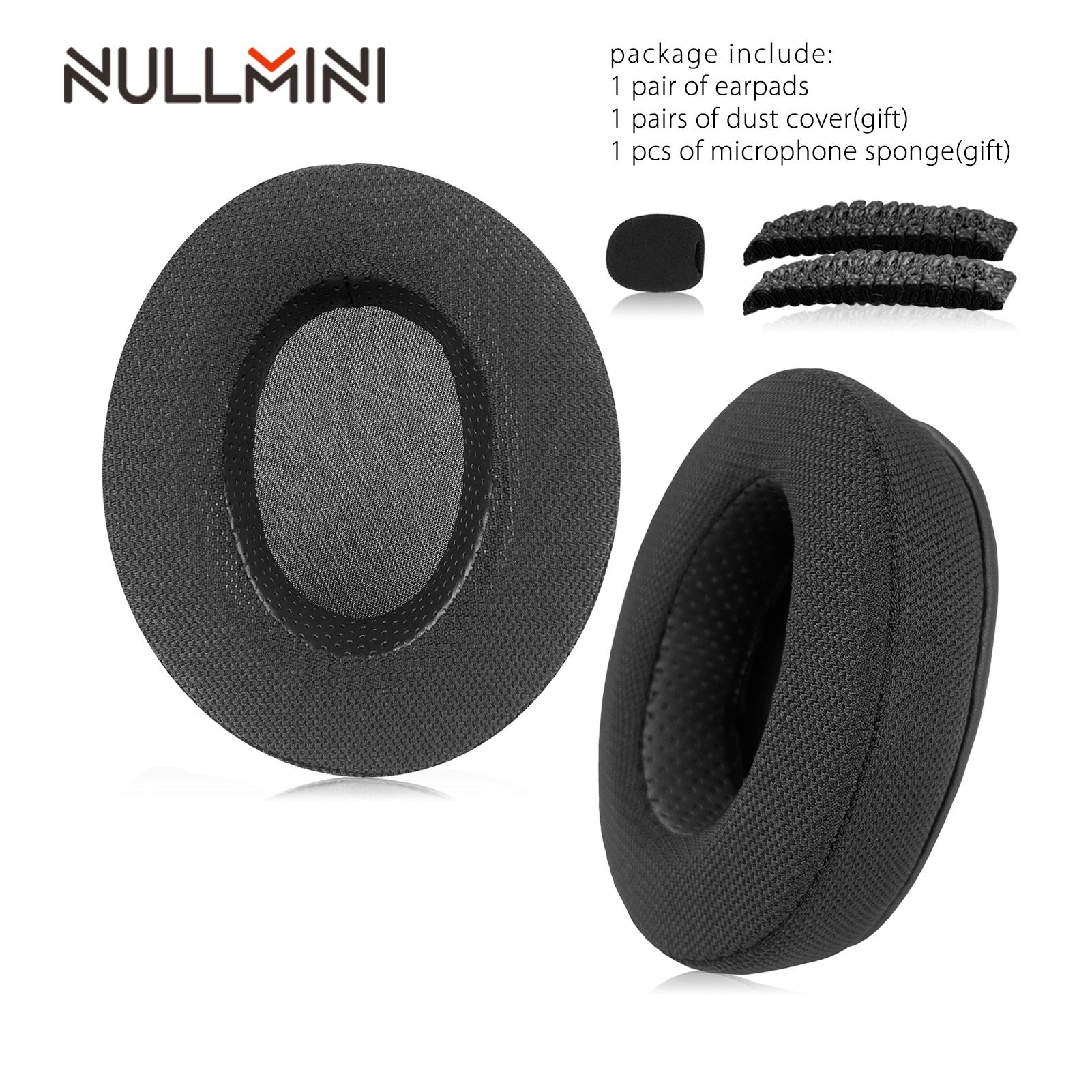 NullMini For HyperX Cloud Core,Silver,Cloud II,Cloud Alpha,Alpha PRO,Alpha Replacement Earpads Cooling Gel Cushions Breathable