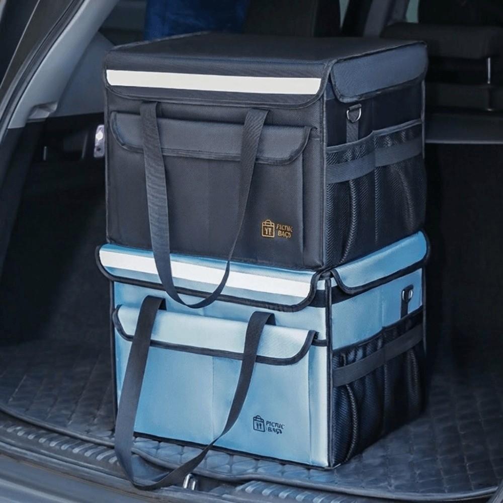 Large Capacity Food Delivery Bag Thicken Cooler Storage Bag Thermal Insulation Bag  Outdoor Camping