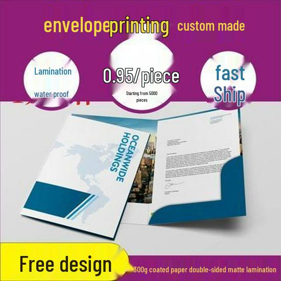 Custom Printing for Envelopes, Flyers, Brochures, File Covers, and Reports Design