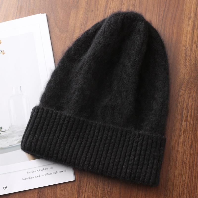 "Unisex Strickmütze aus reiner Wolle mit Ohrenschutz - Warm für Herbst & Winter"