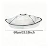 Non-Stick Waterproof Hairdressing Cape 60cm Professional Adjustable Neck for Home DIY Hair Cutting