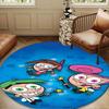 Magical Friendship timmy Adventure Round Rug for Livingroom,Bedroom, Palyroom, Chair Rug, Area rug, Circle Carpet, Large Size Fan Christmas gift