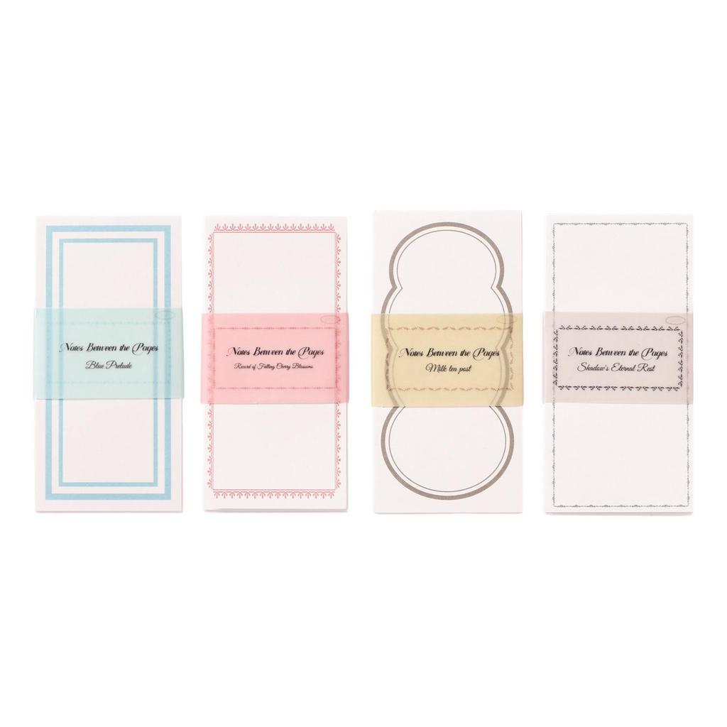 Dark Shadow Sticky Notes: Retro Border, Writable, 4 Styles.