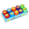 10Pcs Mix Cute Cartoon Stamps Boxed Assorted Seals Set DIY Painting Decoration Stationery Supplies Teacher Reward Prize Gift ZYF