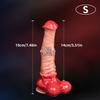 Realistischer Riesen-Hundeknoten-Dildo Sexspielzeug für Frauen S/M/L/XL/XXL Tierpenis Analplug Prostata Weicher Saugfuß Erwachsenenprodukt 18+