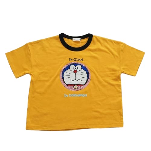 I'm Doraemon T-Shirt, Gian vs. Doraemon, Boys, Orange