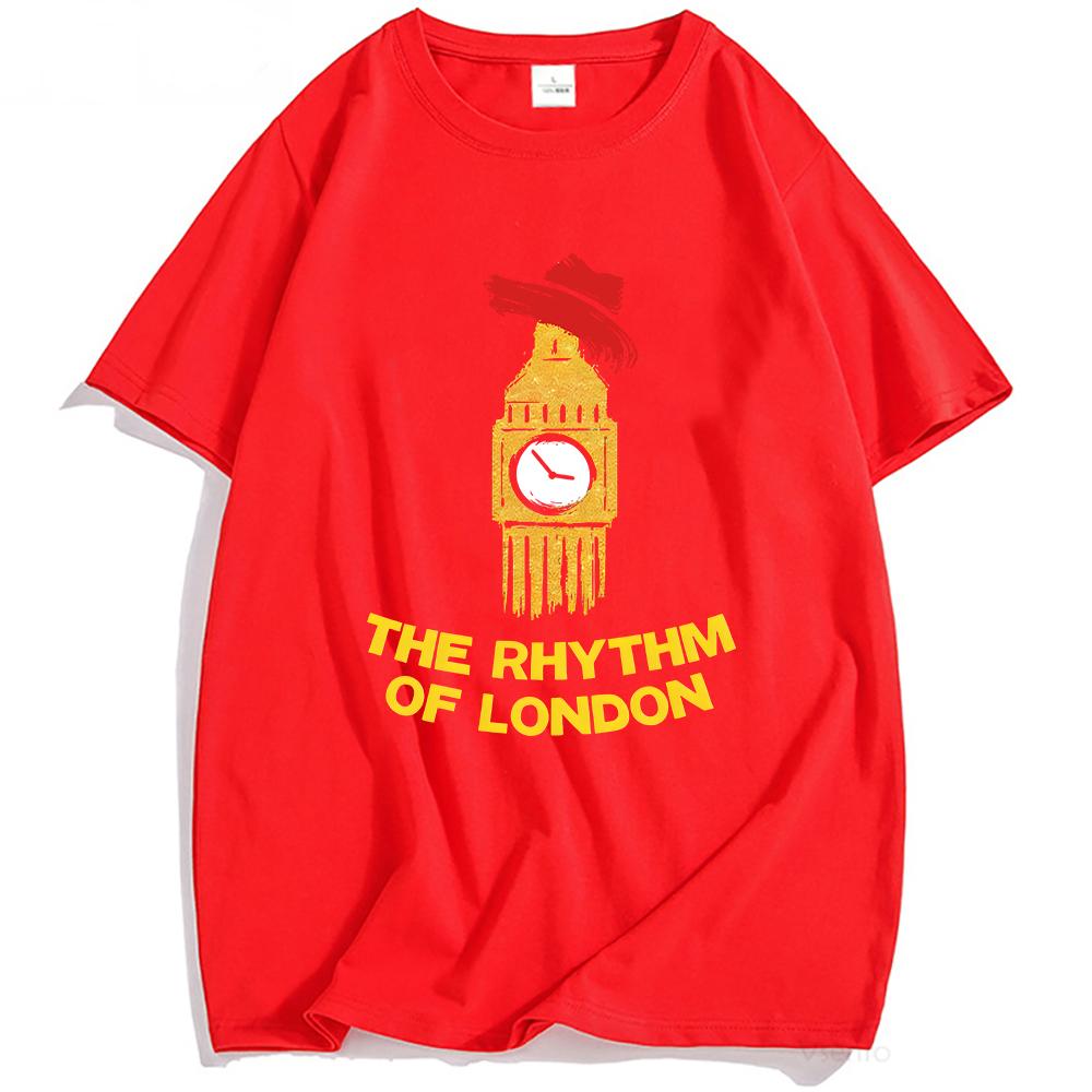 

The RHYTHM of London T-shirt Paddingtonn Bear Design Graphic Tshirts Cotton Soft Short Sleeve Unisexs T Shirt Loose Casual Shirts 4XL