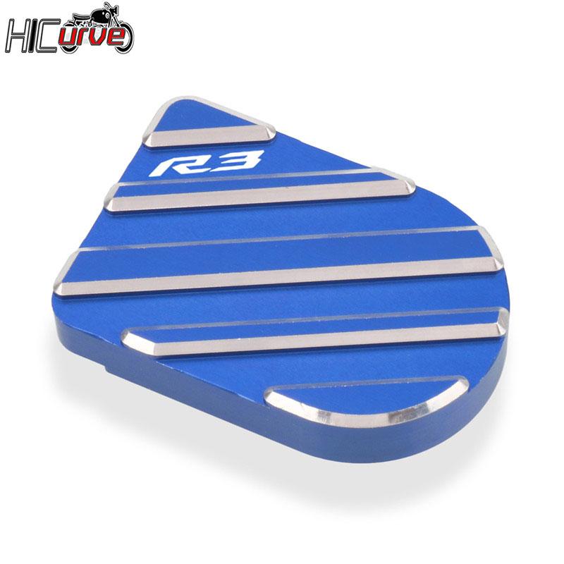 For YZF R3 R25 YZF-R3 YZF-R25 YZFR3 YZFR25 2015-2023 Motorcycle CNC Rear Foot Brakes Pedals Levers Step Plate Extension