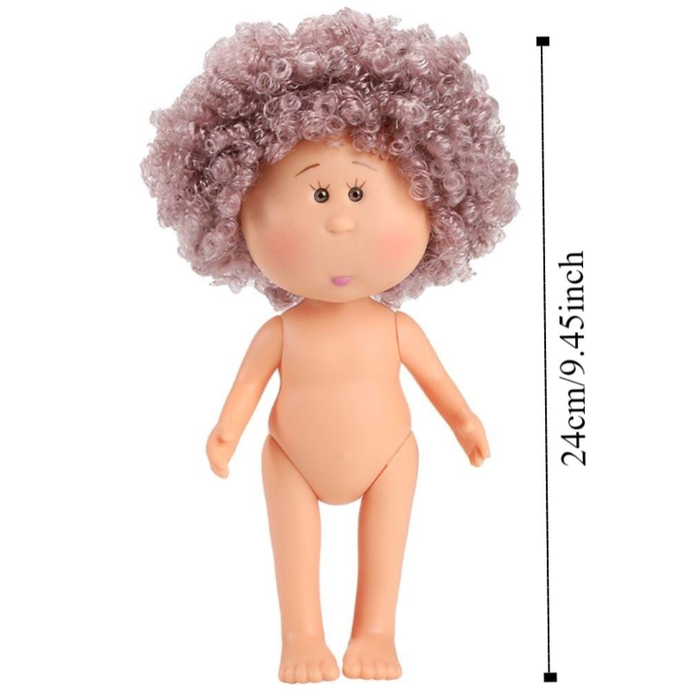 Dress Up Mia Potato Dolls Dark Skin Action Figure Body Fashion 24cm Bean Eye Vinyl Doll DIY Toys