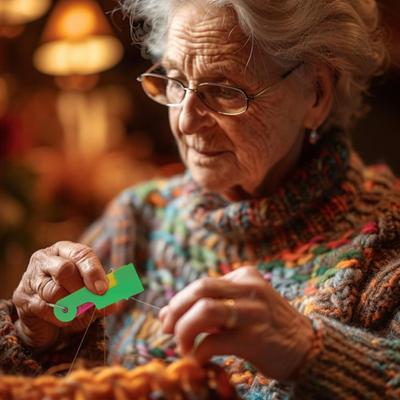 1/3/5/8 Adet Otomatik İğne Geçirici Plastik İğne Geçirme Yardımı El Dikiş Aksesuarları Nakış Dikiş El Sanatları için