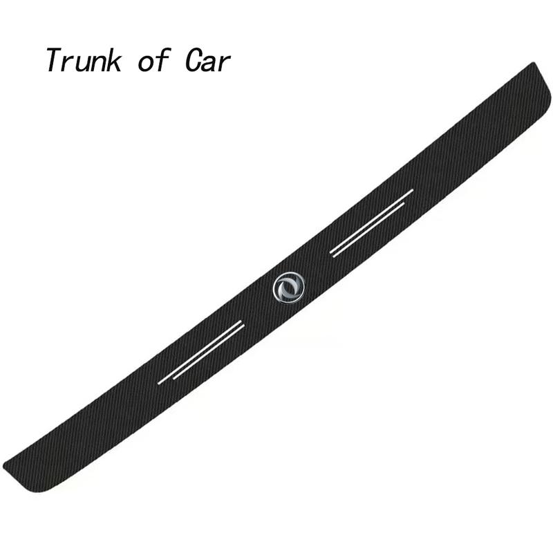 Car Door Sill Carbon Fiber Sticker Threshold Side Anti Scratch Tape Waterproof for Dongfeng AX7 S30 DFSK Fengshen A30 SX6