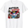 Antigua and Barbuda Flag Shirt, Antigua and Barbuda Map T-Shirt