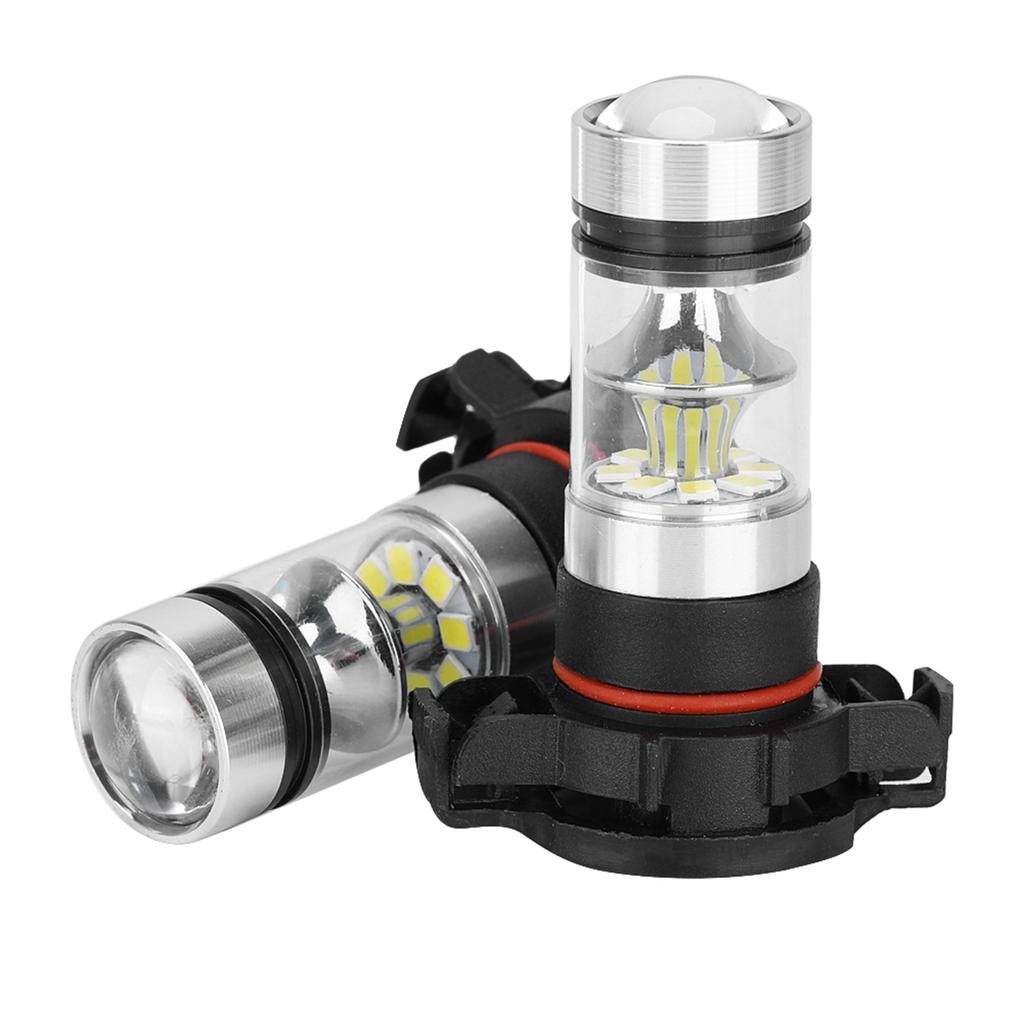LED Fog Light Bulbs 12-24V 100W 6000K White Car Bright for 2015-2018