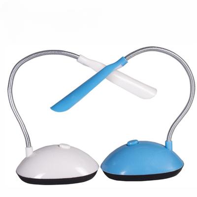 LED stolní světlo na čtení knih Mini baterie napájené pro knihy Noční světlo Flexibilní stolní lampa Přenosná lampa na čtení Kniha světla