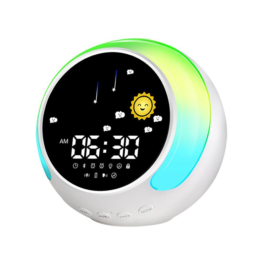 Recordable Ringtone Alarm Clock Wireless Speaker Smart Portable Stereo Sound Box for Home Bedroom