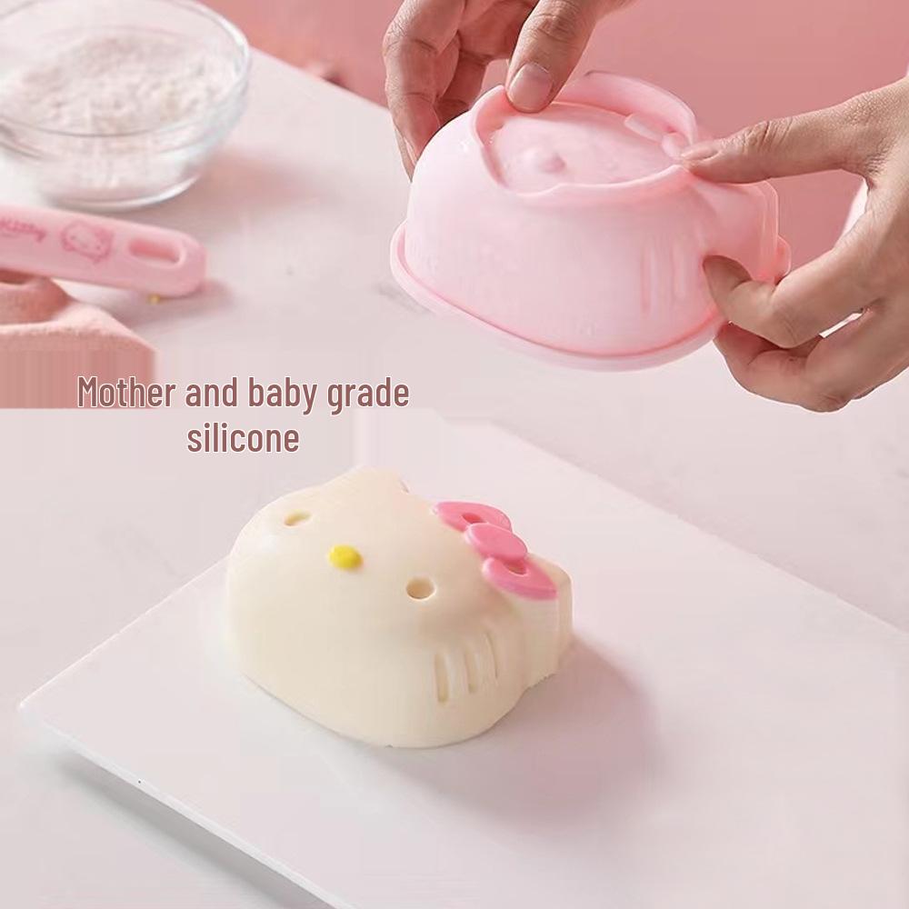 6-Inch Kitty Cat & Seashell Silicone Mold for Cake, Steamed Cake, Ice Making, Baking, and Children's Archaeological Excavation.