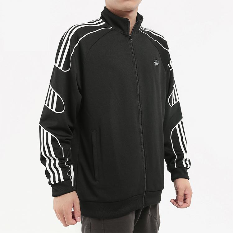Adidas Originals Trefoil Fstrike TT Retro Casual Track Jacket Men Jacket Black ED7209