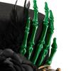 Gothic Tall Hat With Skeleton Hand Flower Decoration Gothic Theme Head Accessory Top Hat For Halloween Masquerades Event