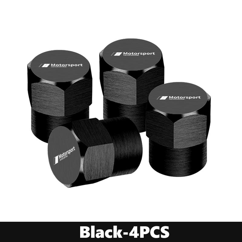 LXXM7 4Pcs Alloy Car Wheel Tire Air Valve Dust Caps Rim Accessories For BMW 1 3 5 7 Series M F01 F20 F10 F13 E52 E53 E60 E93