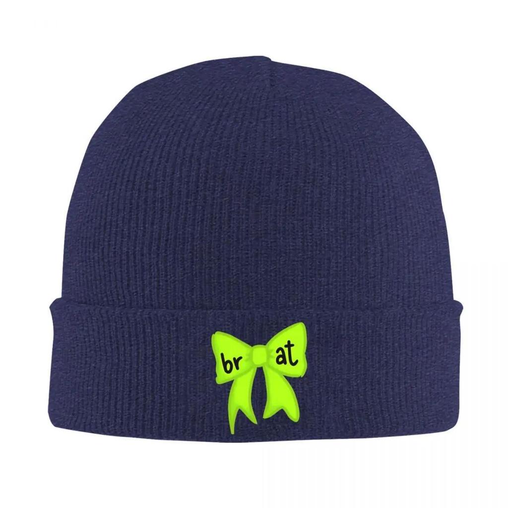 Brat Album Green Charli Xcx Beanie Hats Street Caps Adult Unisex Gym Knit Hat Autumn Winter Custom Warm Beanie Hat