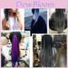 Haarverlängerungen mit Pferdeschwanz aus hitzebeständiger Seide für Damenmode und Freizeitkleidung