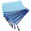 10pcs Mesh   Bag   File Folder PVC Transparent Information Pack Document