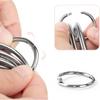 5PCS Stainless Steel Baking Cookie Cutters Set With Hanging Basket And Dual Handle Mousse Rings For Cake Biscuit Making
