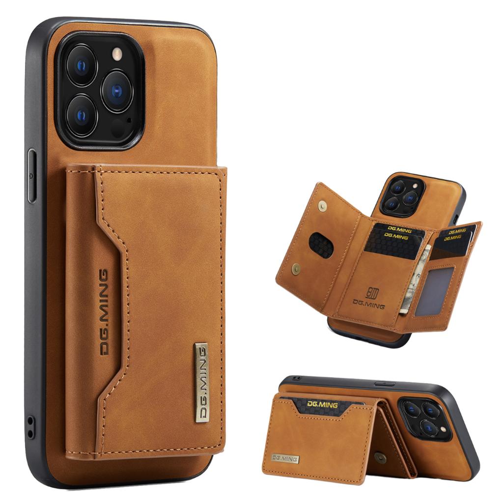 Hot Selling Business Magnetic PU Leather Phone Case Wallet for iPhone 11 12 13 14 15 16 Pro Max Card Holder for Men Business