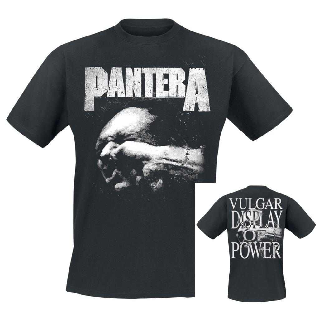Klasyczna Koszulka Pantera Męska Damska Metalowy Zespół Rockowy Graficzna Koszulka 100% Bawełna Letnia Streetwear Top