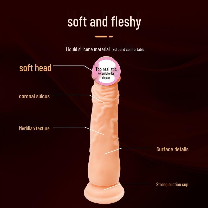 Giant Veiny Realistic Dildo for Women - Extra Large Anal Plug & Masturbator
