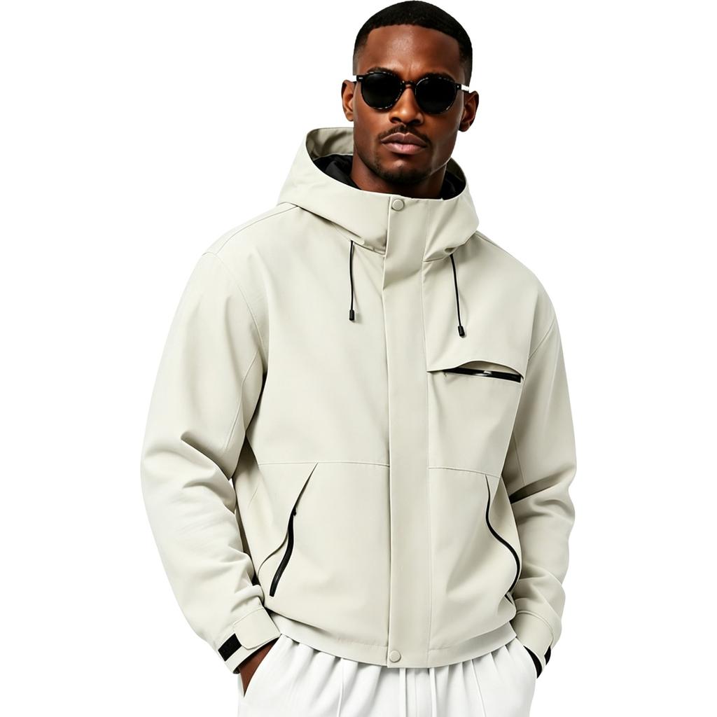 Herren Damen Mode Outdoor Windjacke Leicht für Frühling Herbst Wandern