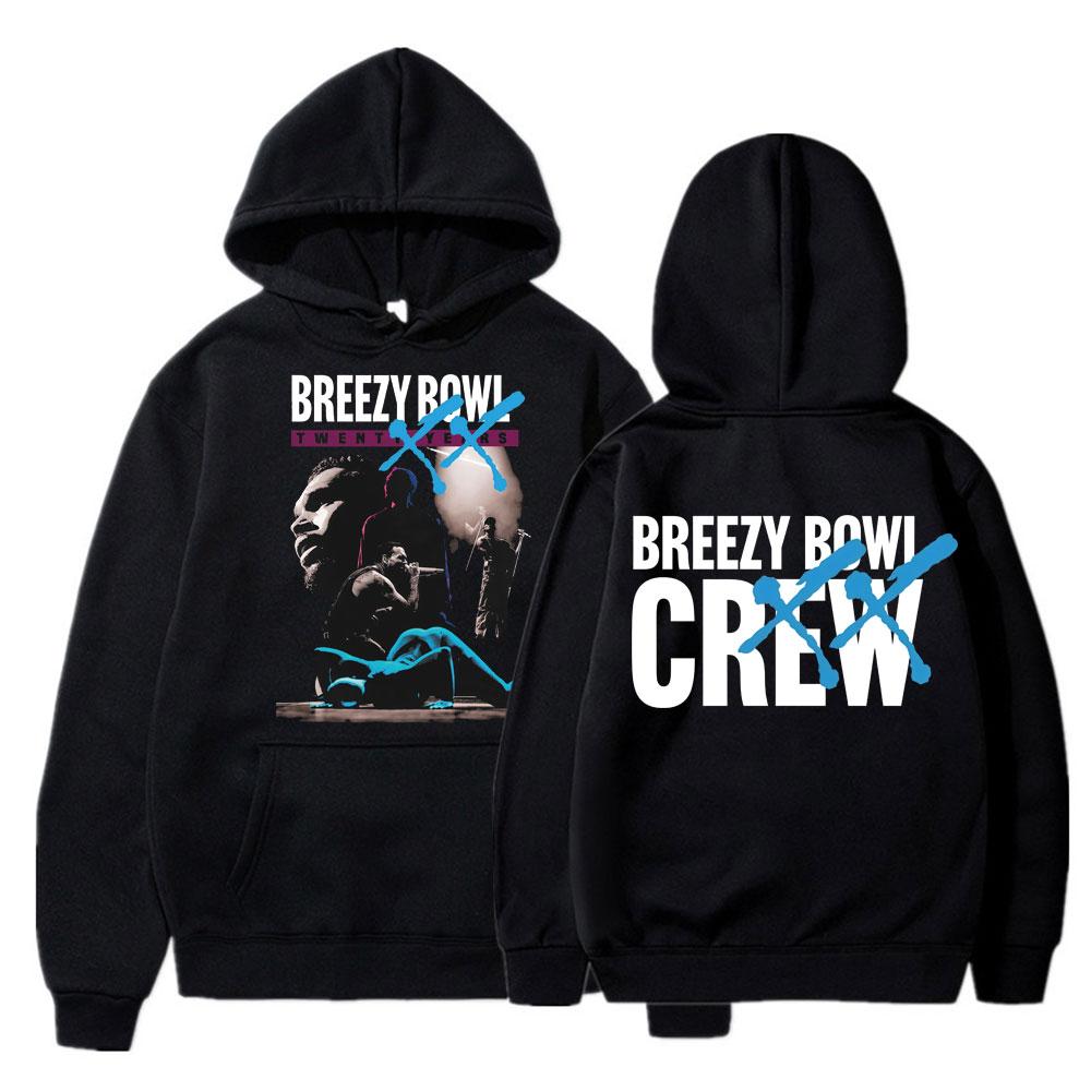 

Chris Brown Breezy Bowl XX 2025 Concert Tour Hoodie Hip Hop Retro Men Women Sweatshirt Oversized Fleece Warm Pullover Streetwear L