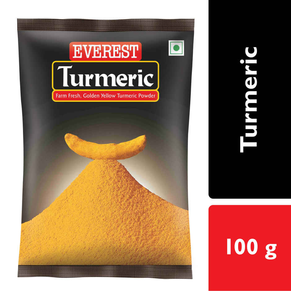 

Everest Turmeric Powder 100 Gm Natural Culinary Spice For Cooking And Flavor Enhancement